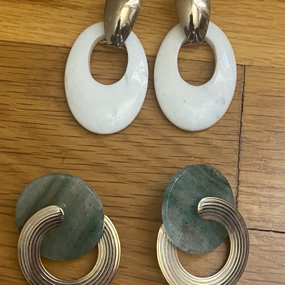 Lot of 5 Pairs of Earrings. Vintage 1970's. - Picture 7 of 15